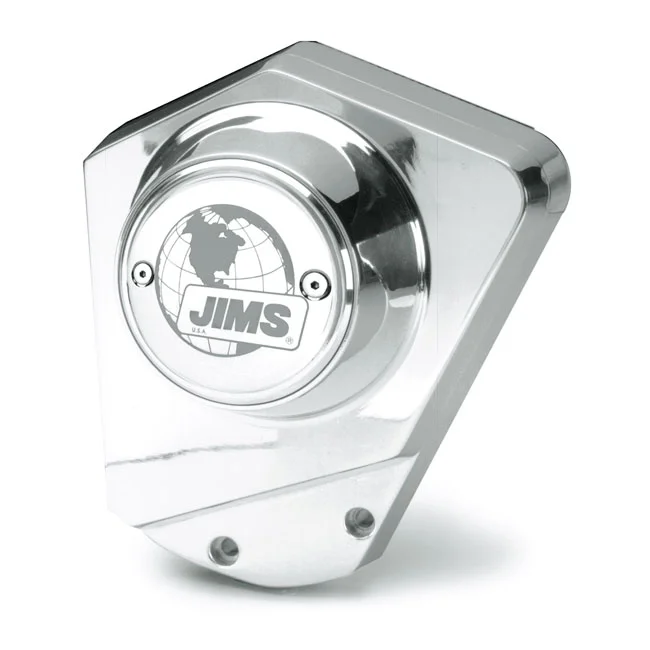 Jims ''A Cut Above'' billet cam cover L73-92 B.T. Chrome