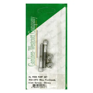 Gardner-Westcott Oil feed pump screw set