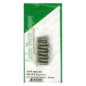 Gardner-Westcott GW, tappet block mount kit. Slotted tapered. Chrome