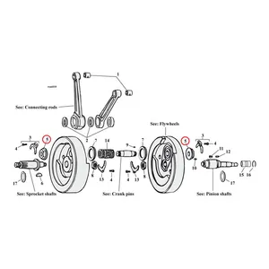 Jims JIMS, crankpin nuts
