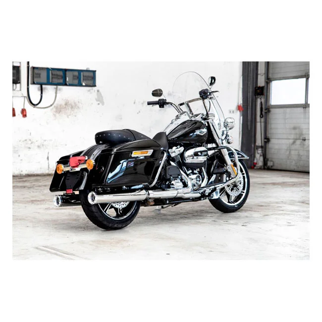Miller Exhaust Cleveland 107" slip-on mufflers. Euro 5. Polished
