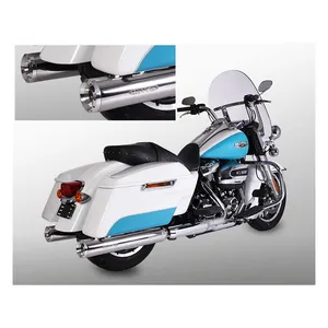 Miller Exhaust Miller, Airlington 114" slip-on mufflers. Euro 4. Polished