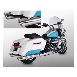 Miller Exhaust Miller, Airlington 114" slip-on mufflers. Euro 4. Polished