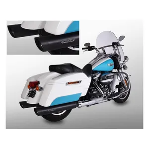 Miller Exhaust Miller, Airlington 114" slip-on mufflers. Euro 4. Black