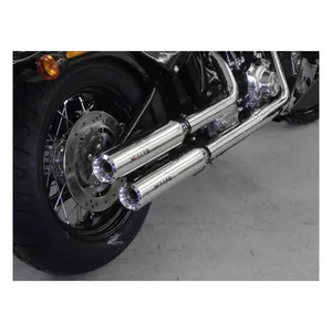 Miller Exhaust Miller, Hunter II slip-on mufflers. Euro 4. Polished