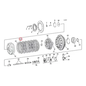 Alto Alto, 84-89 Aramid clutch plate set. Friction