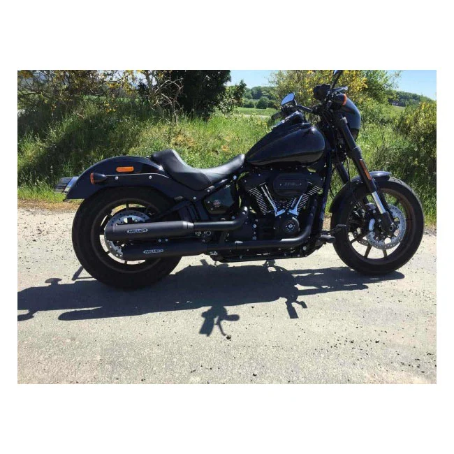 Miller Exhaust Independence slip-on mufflers. Euro 4. Matte black