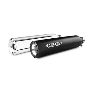 Miller Exhaust Miller, Destiny slip-on mufflers. Euro 5. Matte black