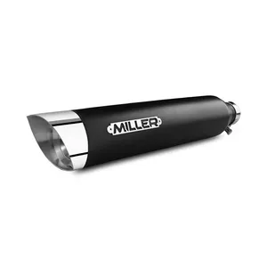 Miller Exhaust Miller, Independence slip-on mufflers. Euro 4. Matte black