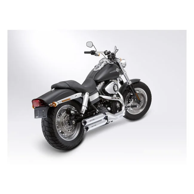 Miller Exhaust Utah III slip-on mufflers. Euro 4. Polished