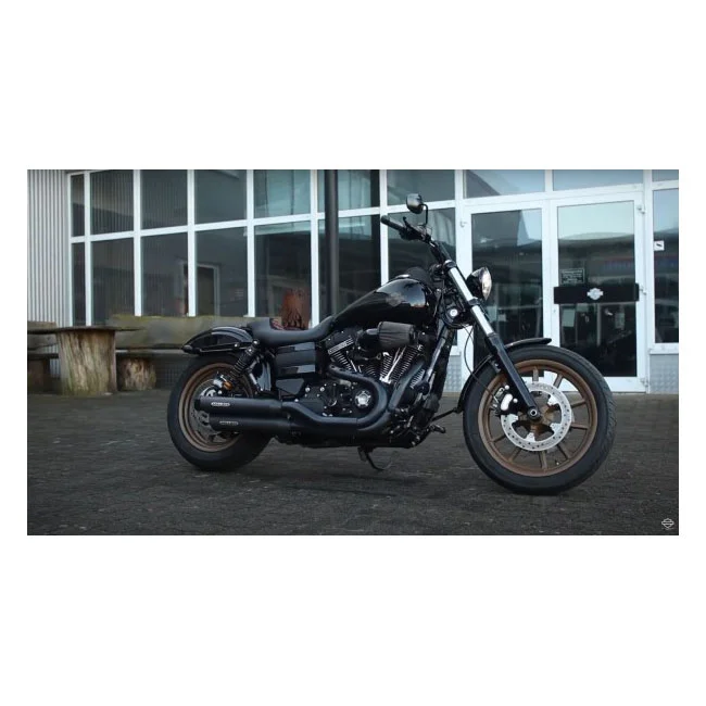 Miller Exhaust Dakota slip-on mufflers. Euro 3. Matte black