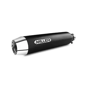 Miller Exhaust Miller, Silverado III slip-on mufflers. Euro 4. Matte black