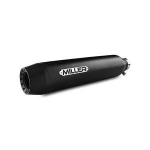 Miller Exhaust Miller, Silverado III slip-on mufflers. Euro 4. Matte black