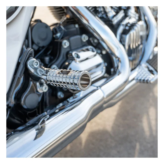 Arlen Ness Ness, Speedliner Passenger footpeg set. Chrome