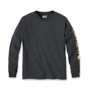 Carhartt Carhartt Sleeve logo long sleeve carbon heather