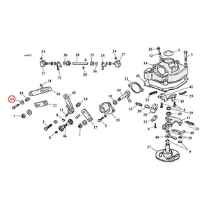MCS Thrust washer, shift lever / distributor shaft