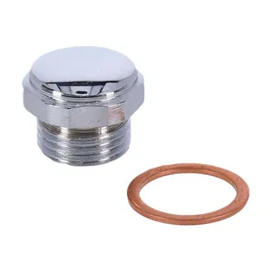 Paughco Paughco, Timing/drain plug. OEM style allen. Chrome