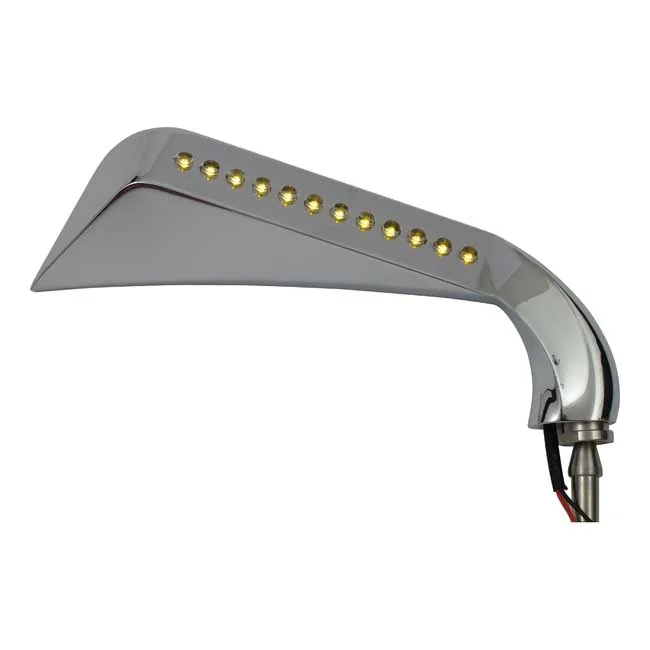 MCS California LED turn signal mirror set. Chrome - 980603