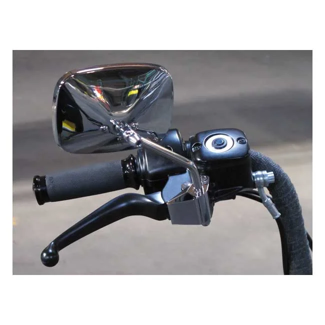 MCS 96-up right side mirror adapter. Chrome - 980721