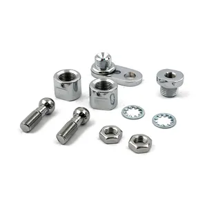 MCS H-D front turn signal swivel kit. Chrome