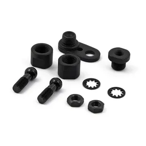 MCS H-D front turn signal swivel kit. Black