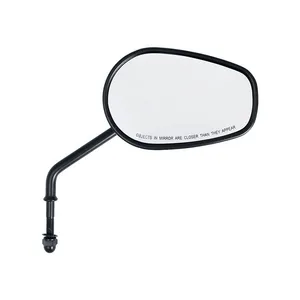 MCS Riptide tapered mirror set, long stem. Black