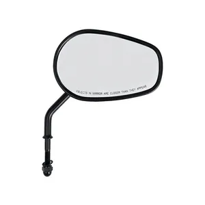 MCS Riptide tapered mirror set, short stem. Black