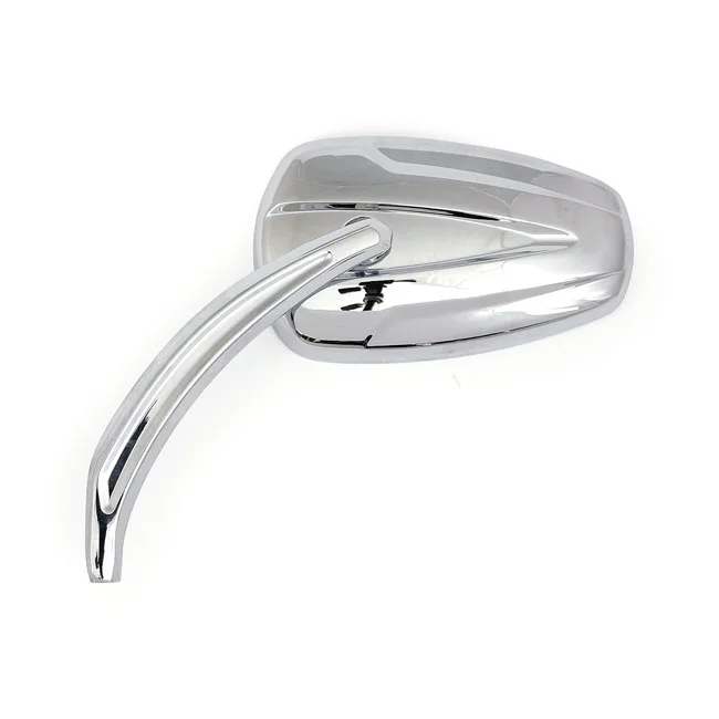 MCS Slipstream mirror set. curved stem, chrome - 980829