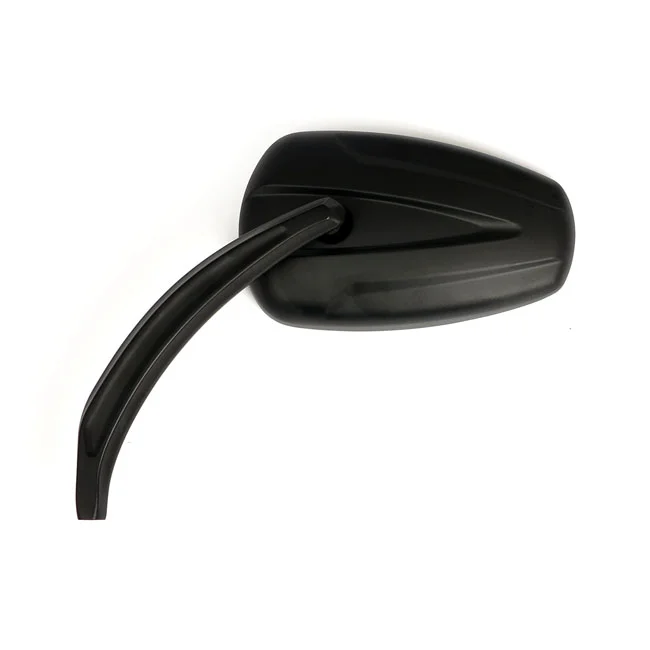 MCS Slipstream mirror set. curved stem, black - 980831
