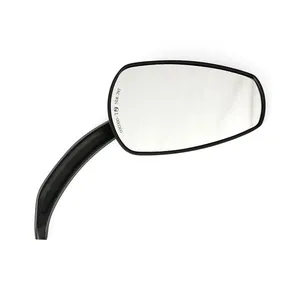 MCS Slipstream mirror set. curved stem, black