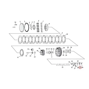 MCS Cover, clutch worm lever