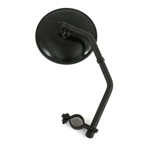 Samwel Reproduction sidevalve mirror. Black, long stem