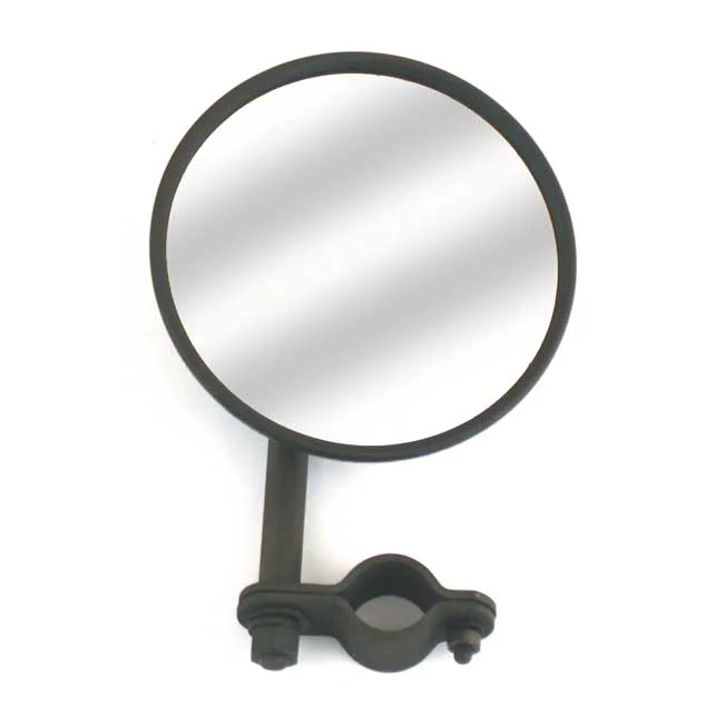 Samwel Reproduction sidevalve mirror. Black, long stem - 33350-34