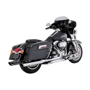 Vance & Hines Vance & Hines, 4" Twin Slash Round slip-on mufflers. Chrome