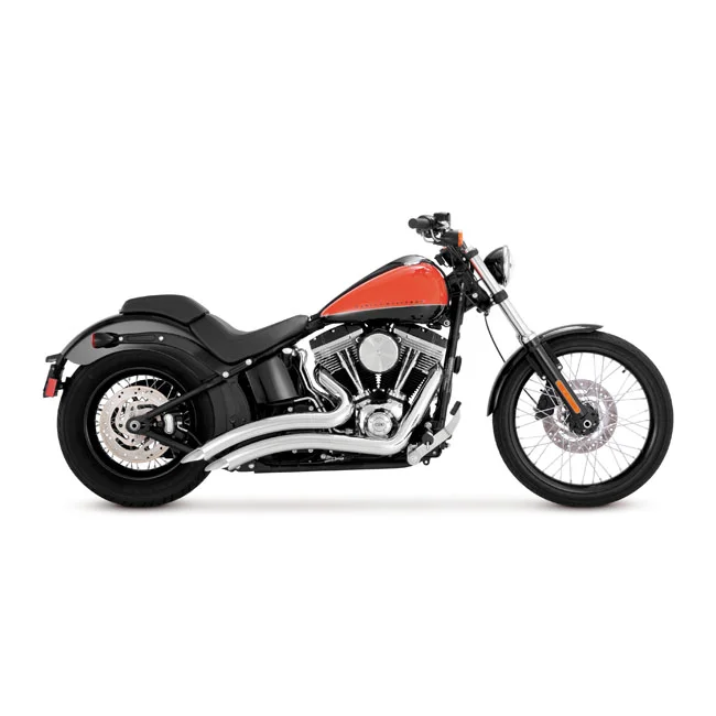 Vance & Hines & Hines, 2-1/2" big radius 2-2 exhaust. chrome