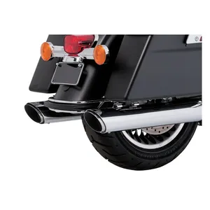 Vance & Hines Vance & Hines, 4" Twin Slash Round slip-on mufflers. Chrome