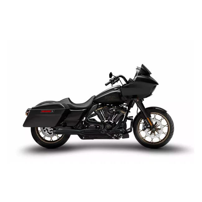 Zard 2-1 stainless M8 Touring exhaust system. Black