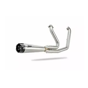 Zard Zard, M8 Softail 2-1 Short Cone exhaust system. Plain