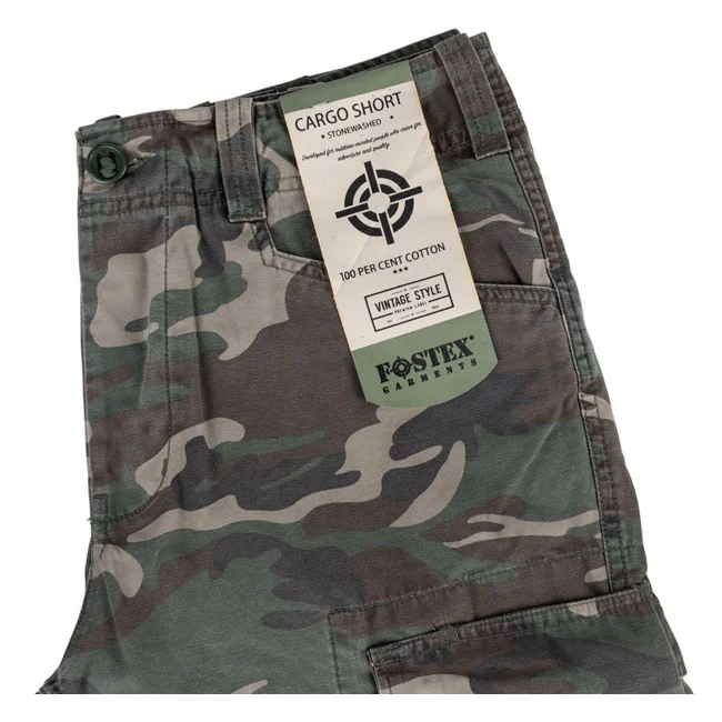 Army Surplus Surplus Cargo short woodland stonewashed