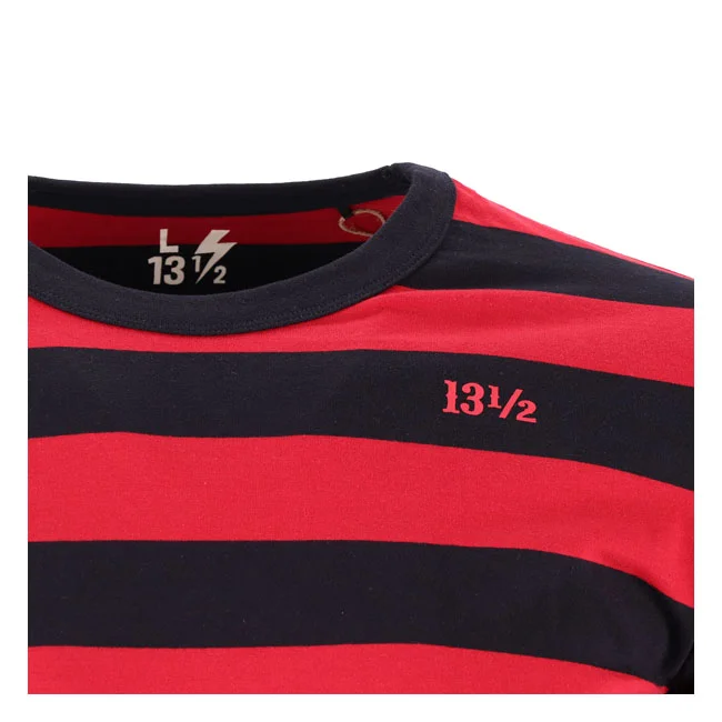 13 and a half company 1/2 Behind Bars long sleeve red/black
