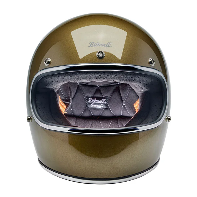 Biltwell Gringo helmet ugly gold metallic
