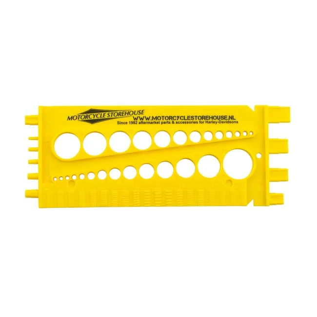 MCS Motorcycle storehouse, ''Size it'' bolt & nut gauge tool - 985236