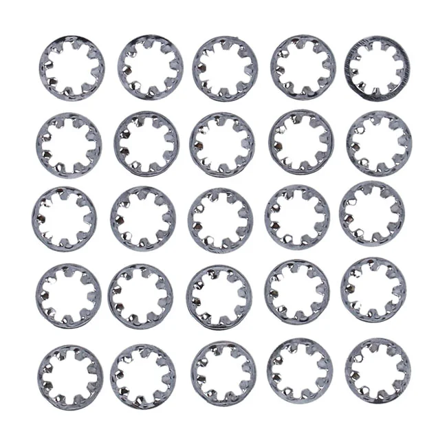 Gardner-Westcott Chrome internal lock washer, #10 - 25 pack