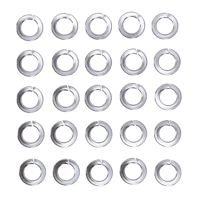 Gardner-Westcott Chrome lock washers M6 - 25 pack