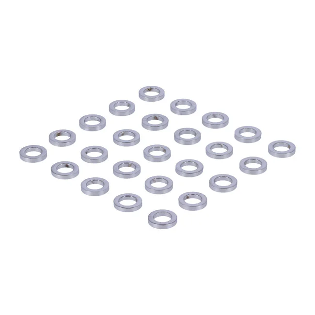 Gardner-Westcott Head bolt/cyl.base washer, chrome - 25 pack