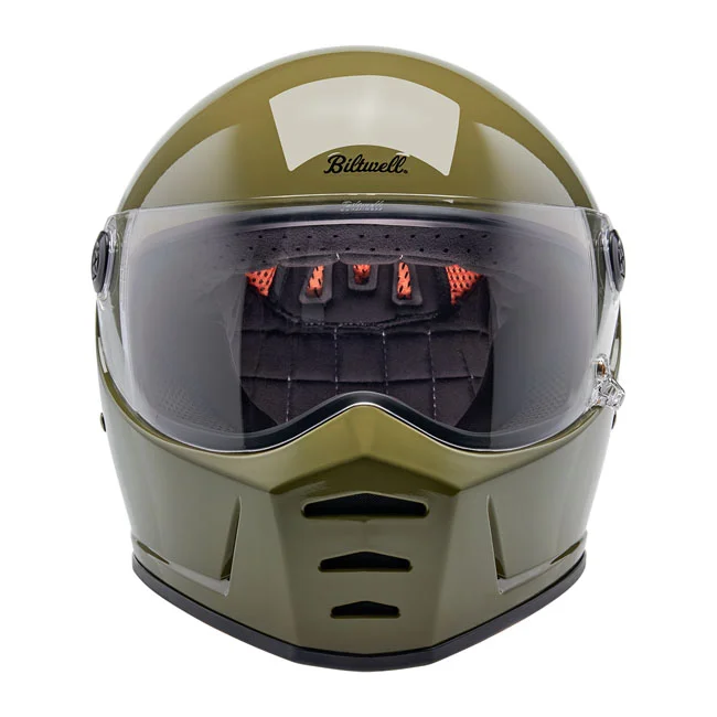 Biltwell Lane Splitter helmet olive green