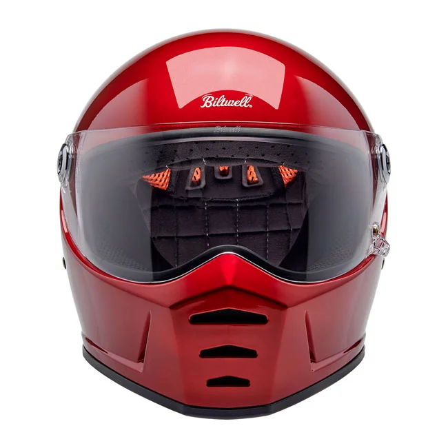 Biltwell Lane Splitter helmet cherry red