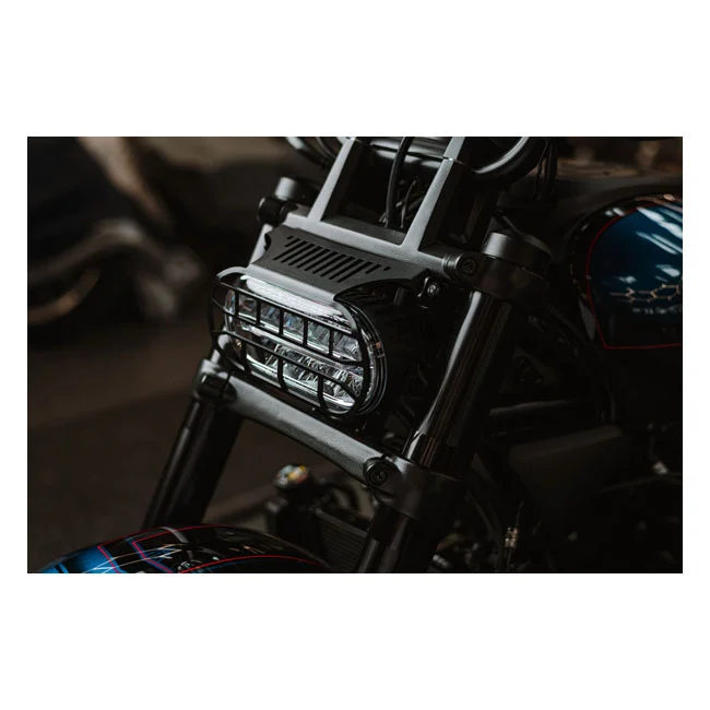 Killer Custom Custom, headlamp grill. Black