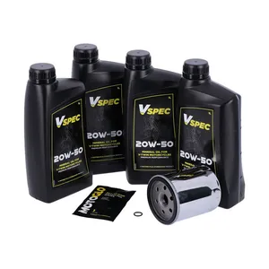 MCS MCS, engine oil service kit. Chrome. 4L. 20W50 Mineral