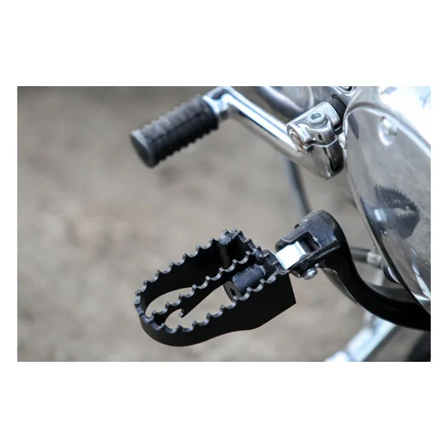 Burly MX foot pegs. Black